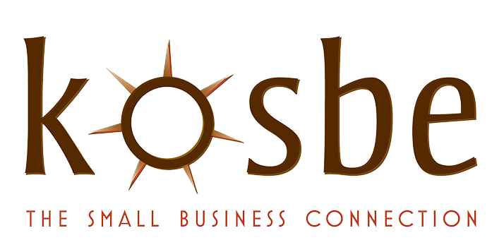 KOSBE white logo