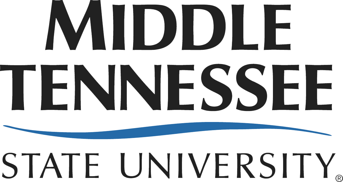 MTSU Wordmark White