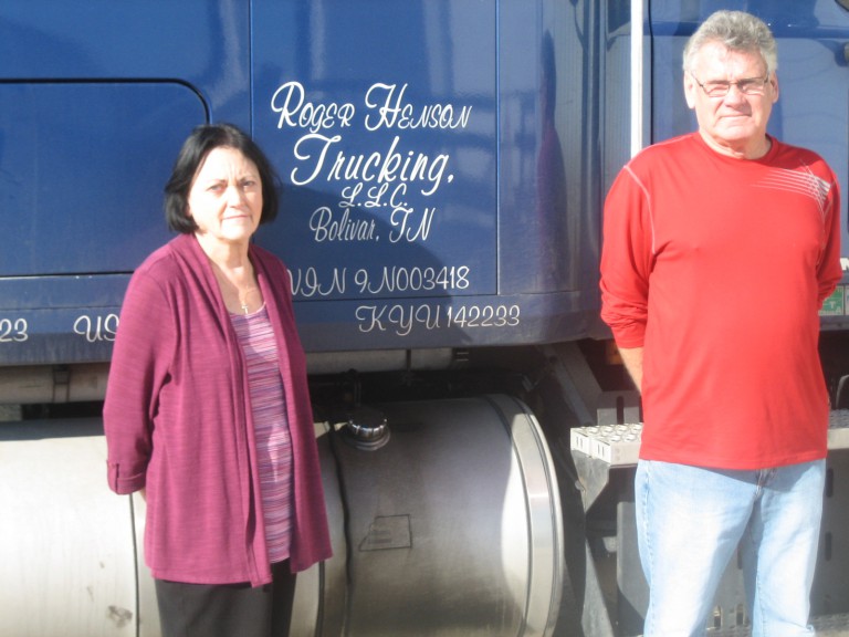 Roger & Shirley Henson of Roger Henson Trucking, LLC