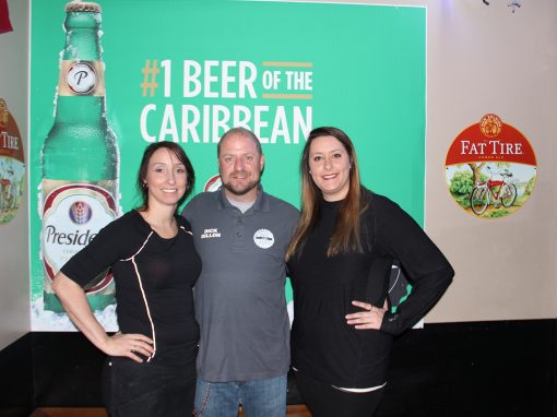 Rick and Renee Dillon and Megan Hines of Hops and Barley
